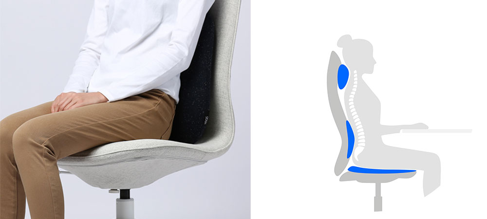 Ergonomické doplnky pre zdravé sedenie