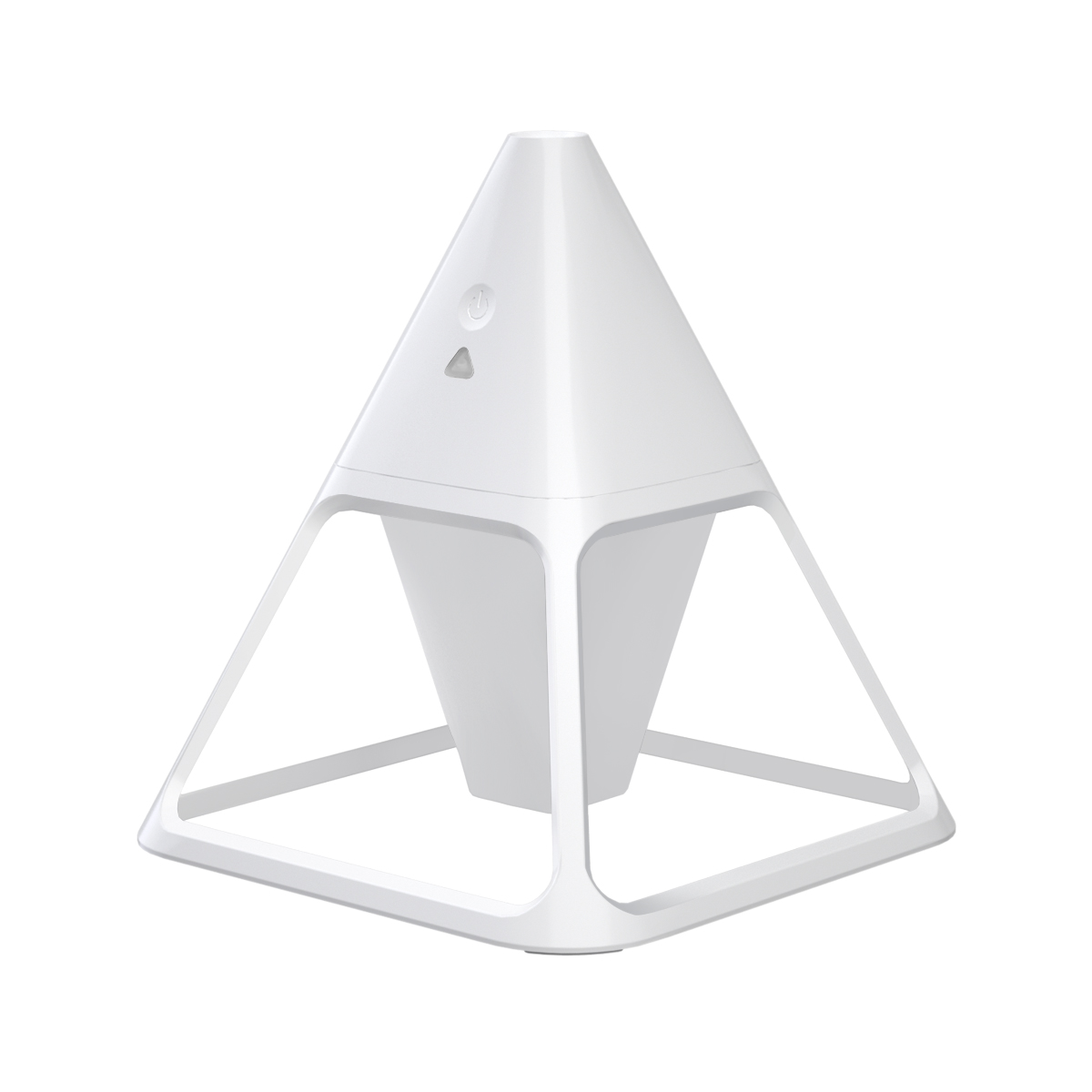 Zvlhčovač vzduchu s LED osvetlením - biely